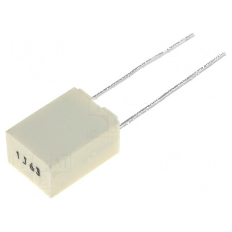 Condensator poliester 1uF 40VAC 63VDC 5mm ±10% 7,2x5x10mm | Electronic-mag.ro | Componente Electronice