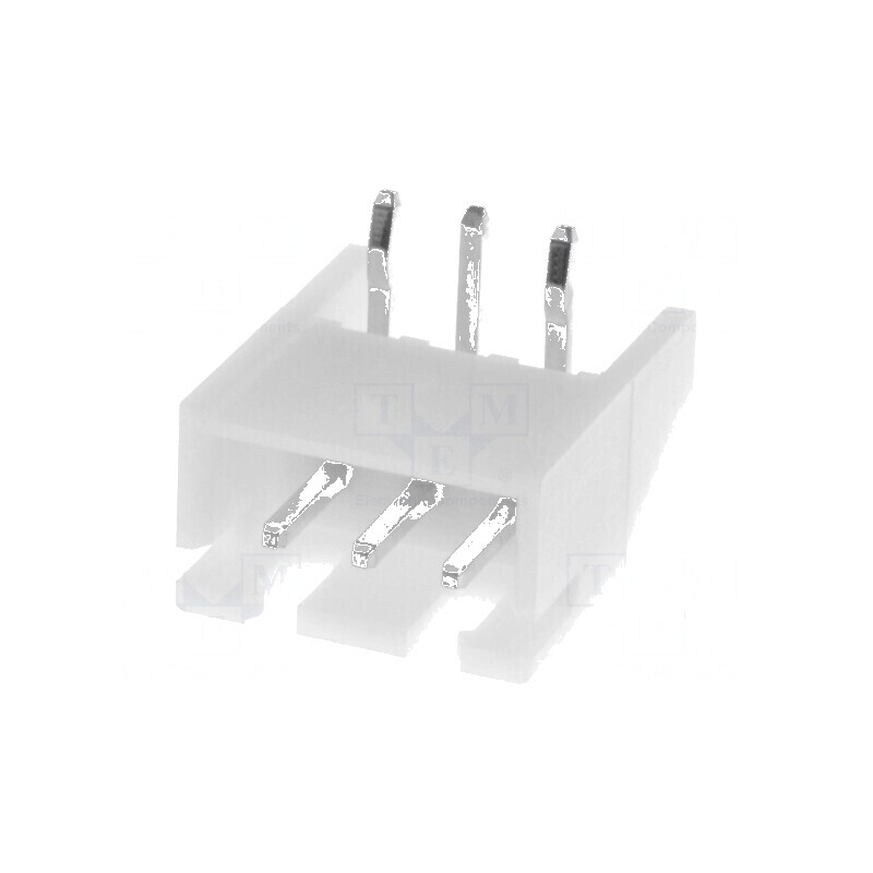 Conector cablu-placă soclu tată XH 2,5mm PIN 3 THT 250V 3A | Electronic-mag.ro | Componente Electronice