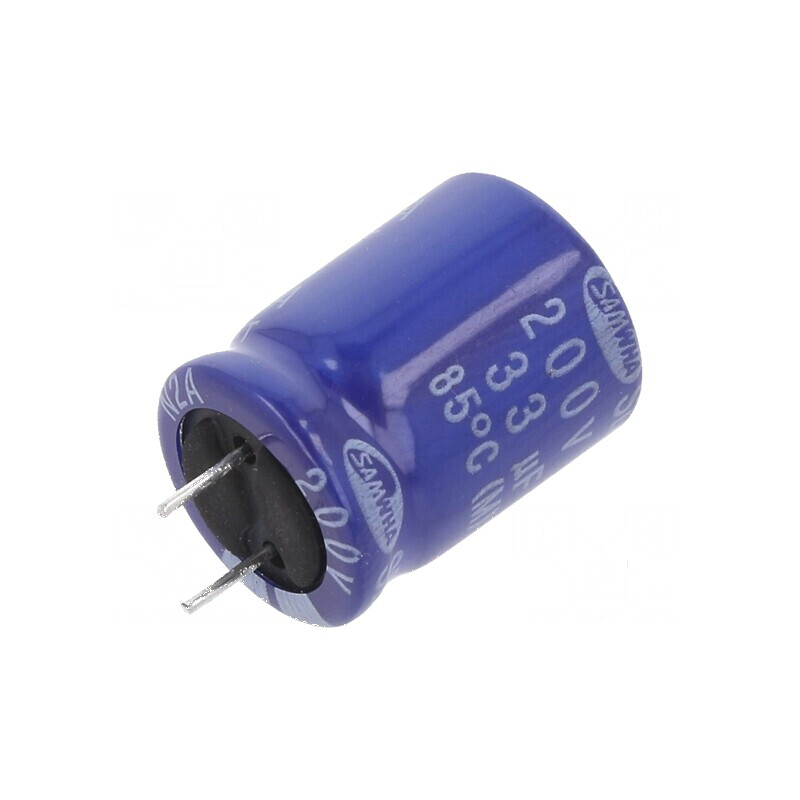 Condensator electrolitic THT 33uF 200VDC Ø12,5x16mm ±20% | Electronic-mag.ro | Componente Electronice Condensator electrolitic THT 33uF 200VDC Ø12,5x16mm ±20% | Electronic-mag.ro | Componente Electronice