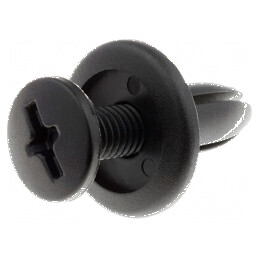 Diblu poliamidă 6,3mm negru UL94V-2 | Electronic-mag.ro | Componente Electronice