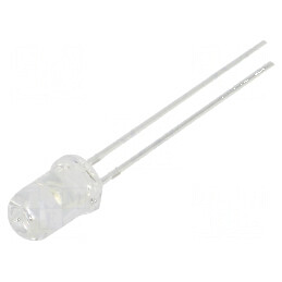 LED 5mm alb rece 5800-7000K 8400mcd 30° | Electronic-mag.ro | Componente Electronice