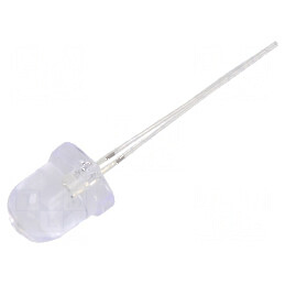LED galben 7,8mm 4200mcd 30° convex 9VDC | Electronic-mag.ro | Componente Electronice