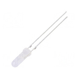 LED 3mm galben 100-150mcd 150° convex | Electronic-mag.ro | Componente Electronice