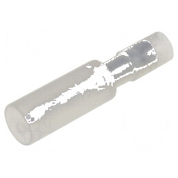 Terminal rotund tată Ø 2mm 0,5-0,75mm² crimpat pe cablu | Electronic-mag.ro | Componente Electronice