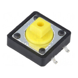 Microîntrerupător TACT SPST-NO 0,05A/12VDC SMT Poz: 2 | Electronic-mag.ro | Componente Electronice