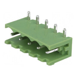Regletă de conexiuni deconectabilă 5 pini 5mm | Electronic-mag.ro | Componente Electronice