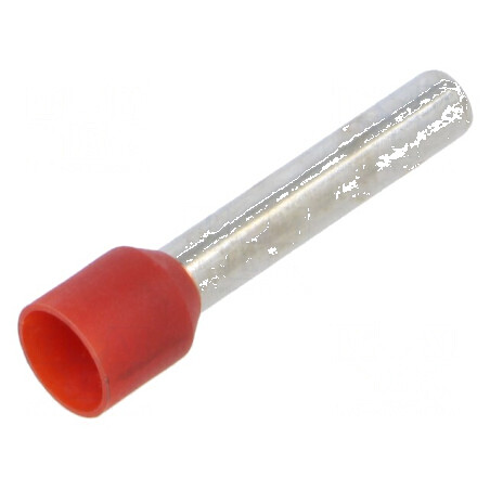 Vârf tub de capăt izolată cupru 10mm2 25mm cositorit crimpat | Electronic-mag.ro | Componente Electronice