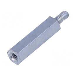 Piuliță distanțieră filetată 18mm M2,5 hexagonală | Electronic-mag.ro | Componente Electronice