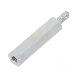 Piuliță distanțieră filetată 20mm M2,5 hexagonală | Electronic-mag.ro | Componente Electronice