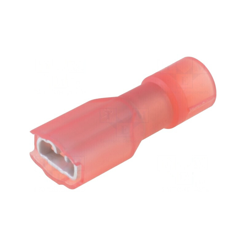 Terminal plat 4,8mm mamă 0,5mm 0,75÷1,25mm2 crimpat pe cablu | Electronic-mag.ro | Componente Electronice