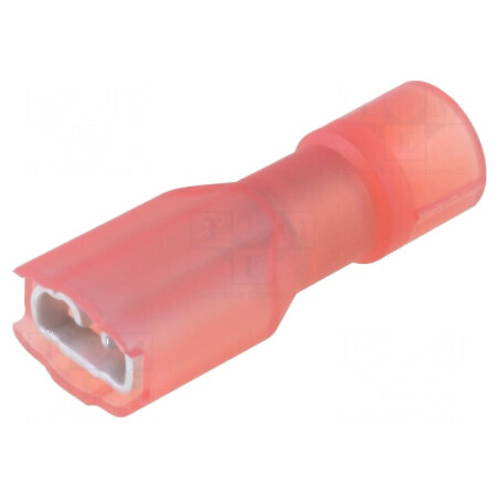 Terminal plat 4,8mm mamă 0,5mm 0,75÷1,25mm2 crimpat pe cablu | Electronic-mag.ro | Componente Electronice