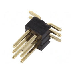 Conector șiruri pini tată 6 pini verticale 1,27mm | Electronic-mag.ro | Componente Electronice