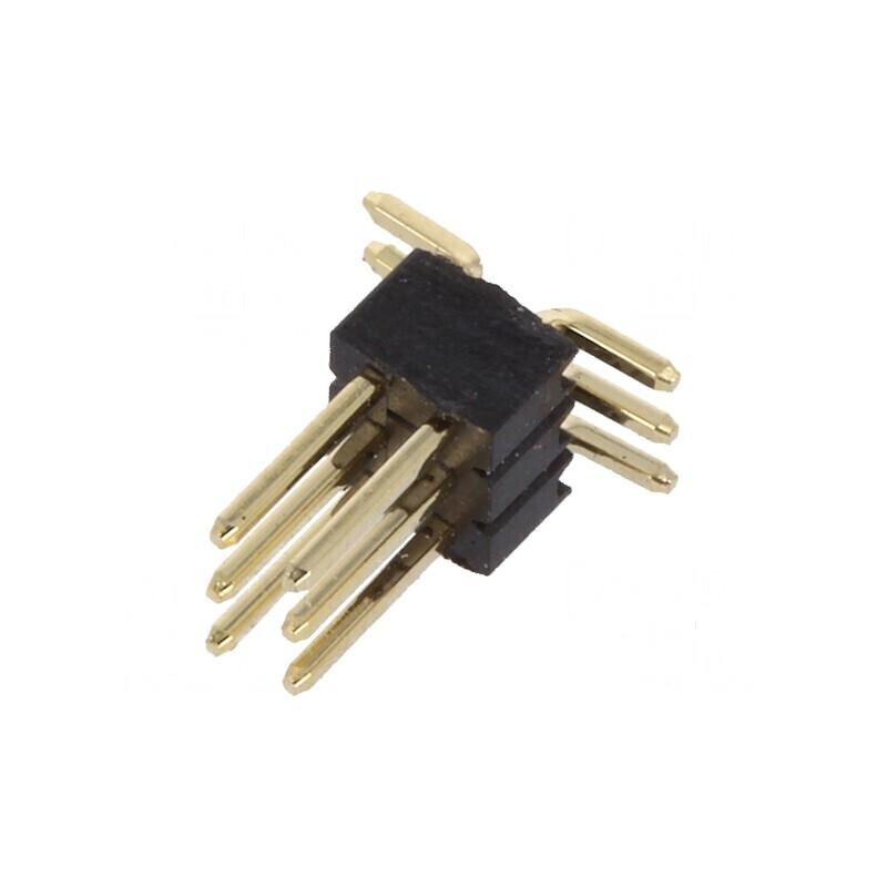 Conector șiruri pini tată 6 pini verticale 1,27mm | Electronic-mag.ro | Componente Electronice