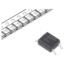 Optocuplor SMD 1 Canale, 3,75kV Izolare, 80V Uce | Electronic-mag.ro | Componente Electronice