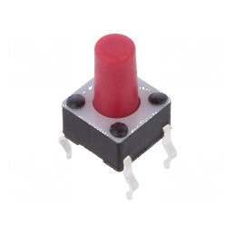 Microîntrerupător TACT SPST-NO 0,05A/24VDC THT | Electronic-mag.ro | Componente Electronice