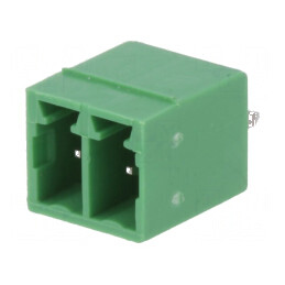 Regletă de conexiuni deconectabilă 3,5mm cu 2 socluri dreptunghiulare | Electronic-mag.ro | Componente Electronice