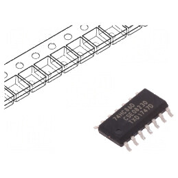 CI digital XOR 4 IN 2 CMOS SMD SO14 2÷6VDC -40÷125°C HC | Electronic-mag.ro | Componente Electronice