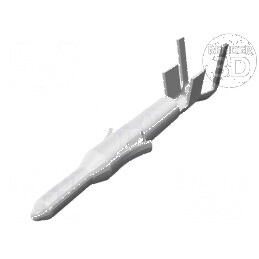 Pin tată alamă cositorit 0,3-0,8mm2 22AWG-18AWG 7A vrac | Electronic-mag.ro | Componente Electronice