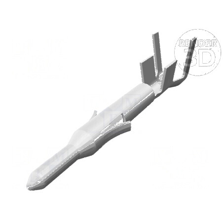 Pin tată alamă cositorit 0,3-0,8mm2 22AWG-18AWG 7A vrac | Electronic-mag.ro | Componente Electronice