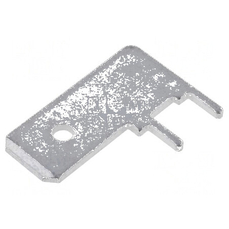 Terminal plat 6,3mm 0,8mm tată THT alamă cositorit - vrac | Electronic-mag.ro | Componente Electronice
