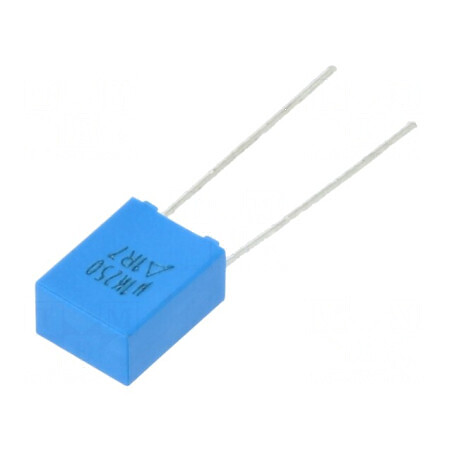 Condensator poliester 100nF 160VAC 250VDC 5mm ±10% THT | Electronic-mag.ro | Componente Electronice