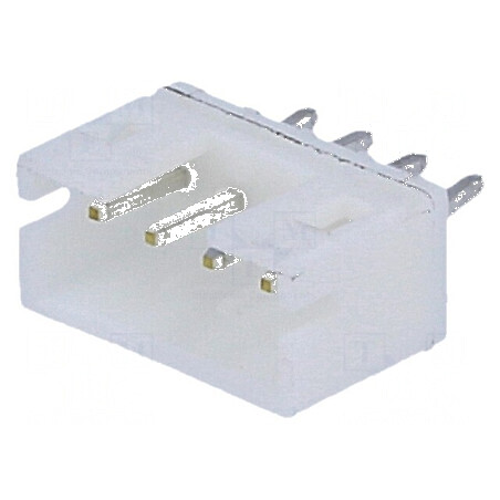 Conector cablu-placă soclu tată PIN 4 PH Pas 2mm THT 100V 2A | Electronic-mag.ro | Componente Electronice