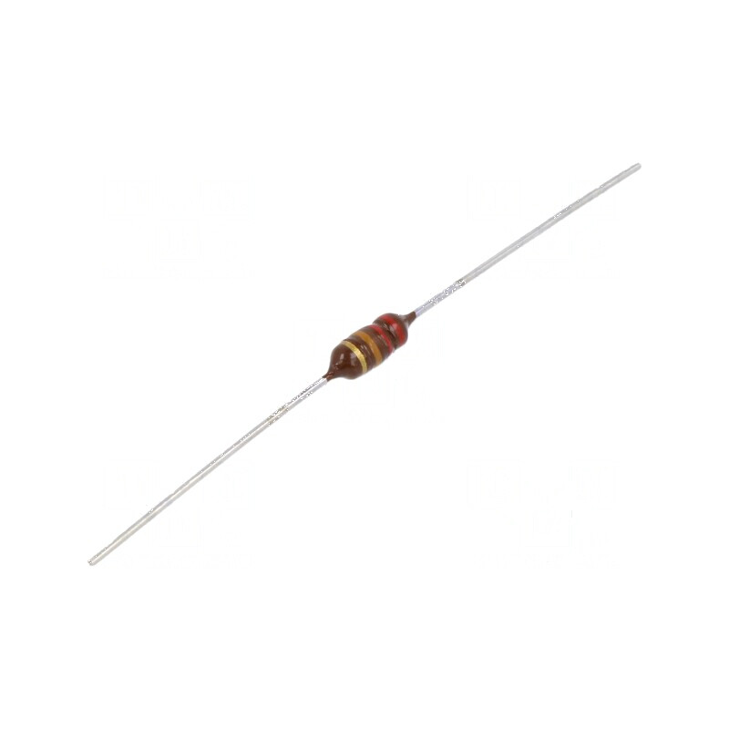 Inductor ferită THT 220uH 250mA 3,3Ω Ø4x9,2mm ±5% 3,7MHz | Electronic-mag.ro | Componente Electronice