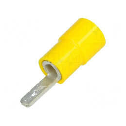 Vârf plat 2,8mm pentru cablu izolată 4÷6mm2 crimpat cositorit | Electronic-mag.ro | Componente Electronice