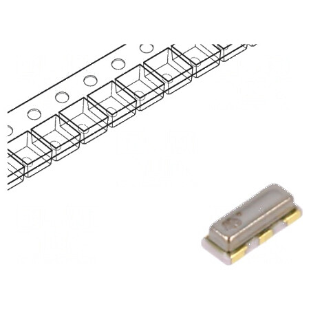 Rezonator ceramic 16MHz SMD 3,2x1,3x0,9mm Tol: ±0,5% 5pF | Electronic-mag.ro | Componente Electronice