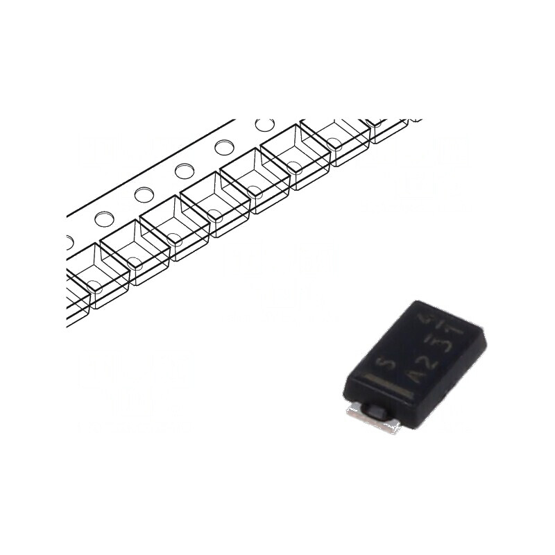 Diodă Schottky SMD 40V 3A CE - Rola Bandă SC110B | Electronic-mag.ro | Componente Electronice