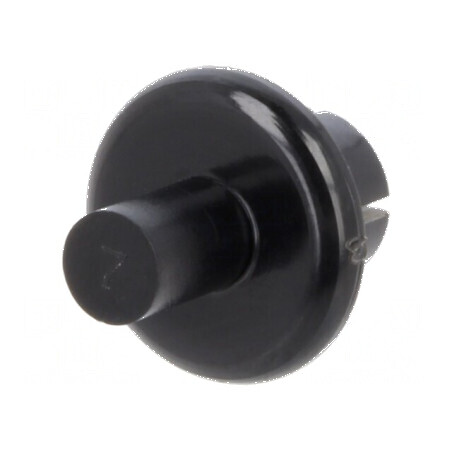 Diblu poliamidă neagră 6,1mm pentru montaj | Electronic-mag.ro | Componente Electronice
