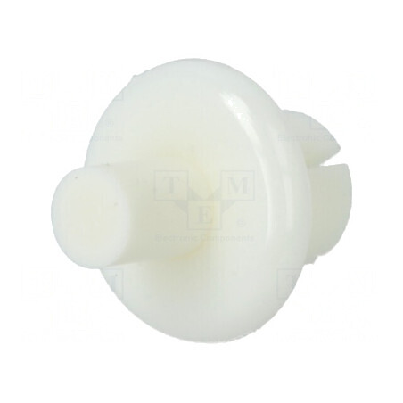 Diblu poliamidă 6,1mm alb pentru montaj | Electronic-mag.ro | Componente Electronice