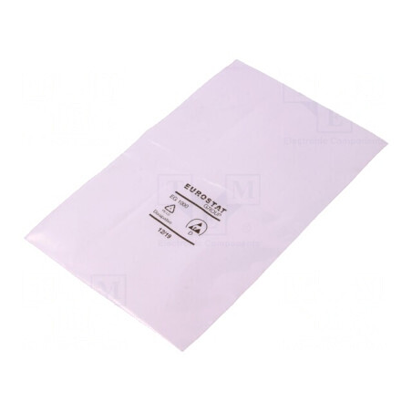 Pungă ESD de protecție 305mm x 203mm, 50um, polietilenă | Electronic-mag.ro | Componente Electronice