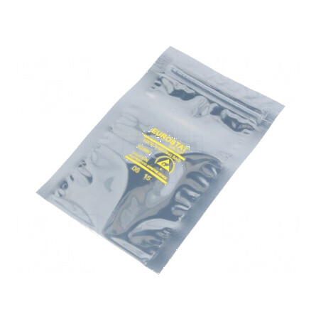 Pungă de protecție ESD 127mm x 76mm 76um | Electronic-mag.ro | Componente Electronice