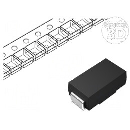 Diodă redresoare SMD 1kV 1A 500ns DO214AC SMA Ufmax 1,3V | Electronic-mag.ro | Componente Electronice