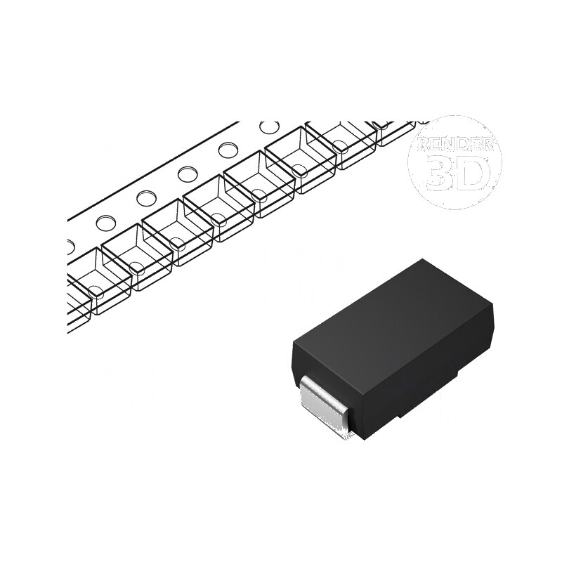 Diodă redresoare SMD 1kV 1A 500ns DO214AC SMA Ufmax 1,3V | Electronic-mag.ro | Componente Electronice Diodă redresoare SMD 1kV 1A 500ns DO214AC SMA Ufmax 1,3V | Electronic-mag.ro | Componente Electronice
