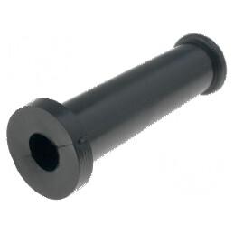 Manșon PVC negru 9mm x 5,3mm, lungime 35mm, temperatură -30÷60°C | Electronic-mag.ro | Componente Electronice