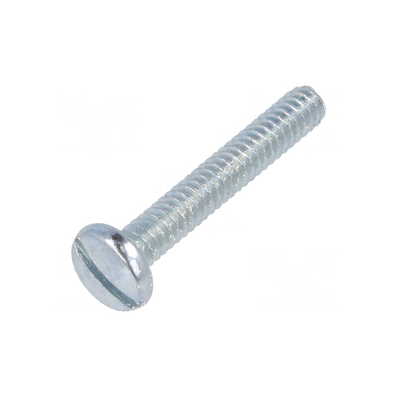 Şurub UNC 4-40x19,05 Cap Rotund Crestat Oţel Zincat | Electronic-mag.ro | Componente Electronice