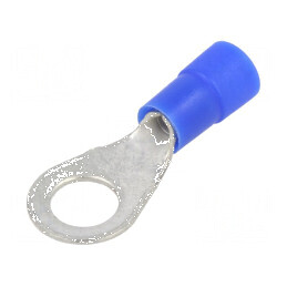 Vârf inelar M6 Ø 6,5mm pentru cablu izolat 1,5÷2,5mm² | Electronic-mag.ro | Componente Electronice