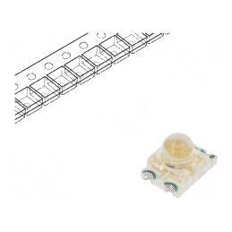 LED SMD 1210 galben/verde 3,2x2,4x2,4mm 20° 20mA | Electronic-mag.ro | Componente Electronice
