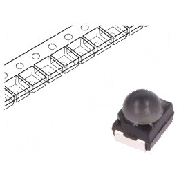 LED SMD 3528 PLCC2 roșie 2,02-2,52lm 1800-2800mcd 55° 20mA | Electronic-mag.ro | Componente Electronice