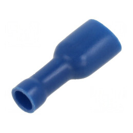 Terminal plat 6,3mm mamă 1÷2,5mm² crimpat izolată | Electronic-mag.ro | Componente Electronice