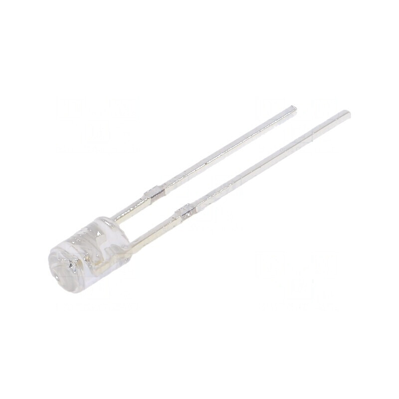 LED 3mm albastru 150-200mcd 140° concav | Electronic-mag.ro | Componente Electronice