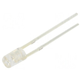 LED 3mm Albastru 180-250mcd 100° Plat | Electronic-mag.ro | Componente Electronice