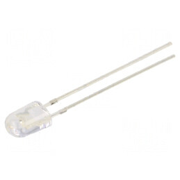 LED albastru 5,2x3,8mm 3000-4200mcd convex | Electronic-mag.ro | Componente Electronice