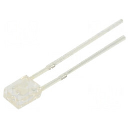 LED dreptunghiular albastru 2x3,2x4,15mm 100-150mcd 120° | Electronic-mag.ro | Componente Electronice