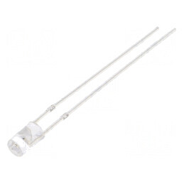 LED 3mm verde 1560-2180mcd 140° plat -30° până la 85°C | Electronic-mag.ro | Componente Electronice