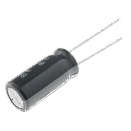 Condensator electrolitic THT 2200uF 6.3V 10x20mm ±20% | Electronic-mag.ro | Componente Electronice