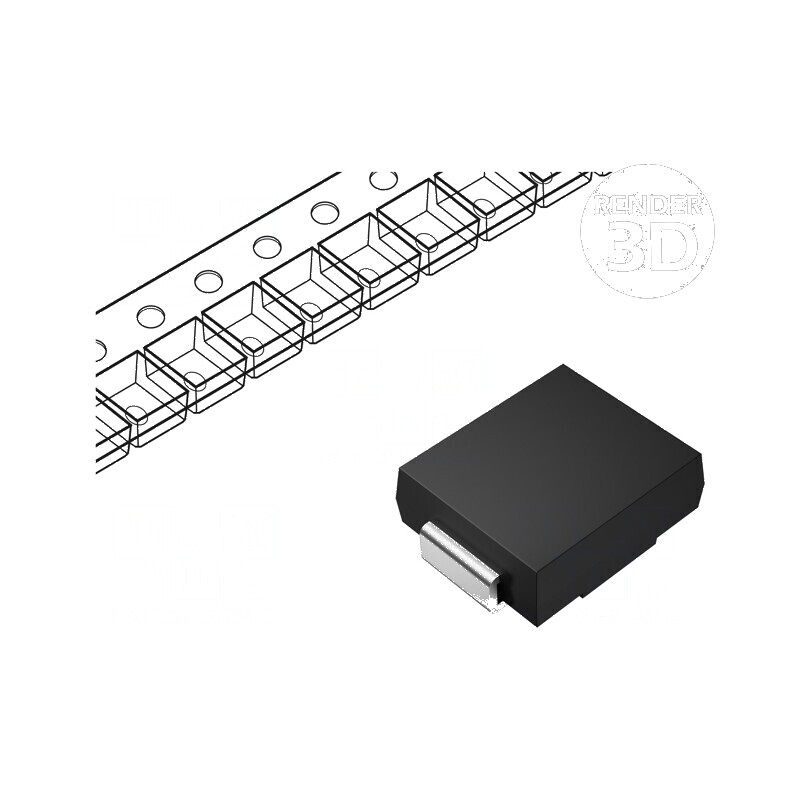 Diodă redresoare SMD 1kV 3A DO214AB 1,2V | Electronic-mag.ro | Componente Electronice