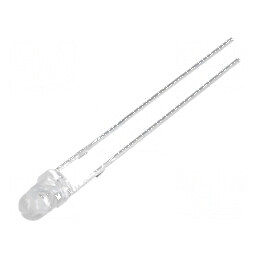 LED 3mm mov 136-200mcd 30° convex | Electronic-mag.ro | Componente Electronice